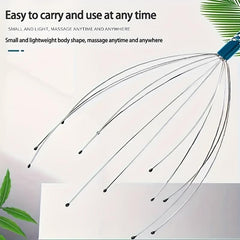 3pcs Hair Growth Octopus Scalp Massager Manual Handheld Head Scratcher