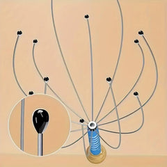 3pcs Hair Growth Octopus Scalp Massager Manual Handheld Head Scratcher