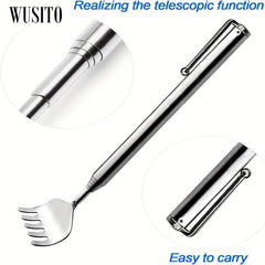 1pc 2pcs Back Scratcher Portable Extendable Metal