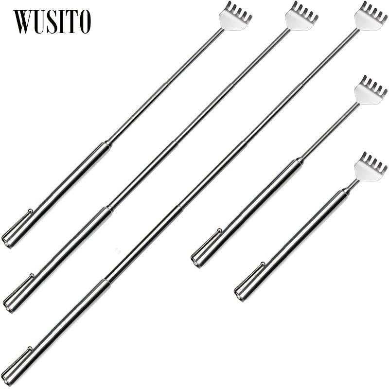 1pc 2pcs Back Scratcher Portable Extendable Metal