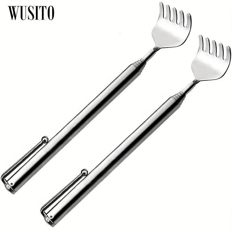 1pc 2pcs Back Scratcher Portable Extendable Metal