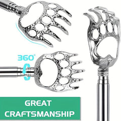 Upgraded Bear Claw Back Scratcher Retractable Metal Portable Back Scratchers