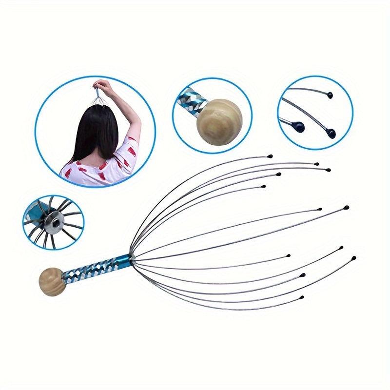 2pcs Head Scratcher Metal Head Massager Scalp Massager