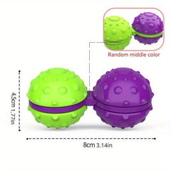 Christmas Gift Radish Fingertip Gyroscope Portable Fun Massage Ball