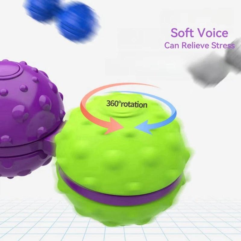 Christmas Gift Radish Fingertip Gyroscope Portable Fun Massage Ball