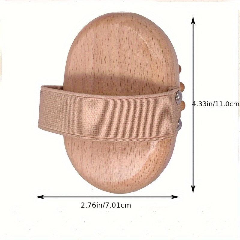 Scalp Massage Comb Wood Bristle Hair Comb Mini Hair Comb Round Air
