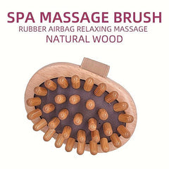 Scalp Massage Comb Wood Bristle Hair Comb Mini Hair Comb Round Air