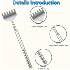 Telescoping Back Scratcher Stainless Steel Rod