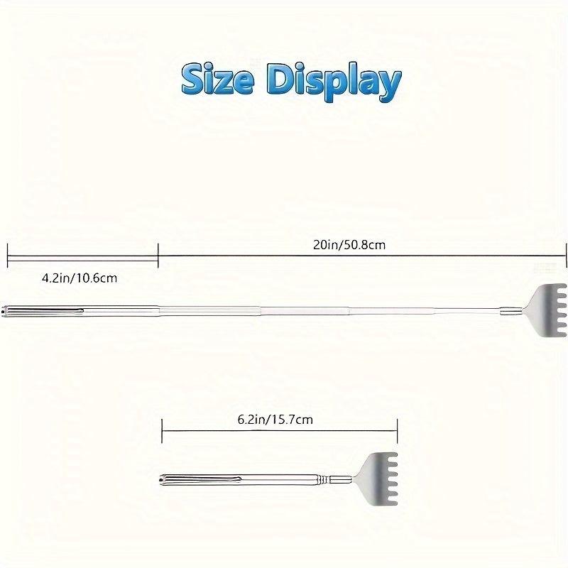 Telescoping Back Scratcher Stainless Steel Rod