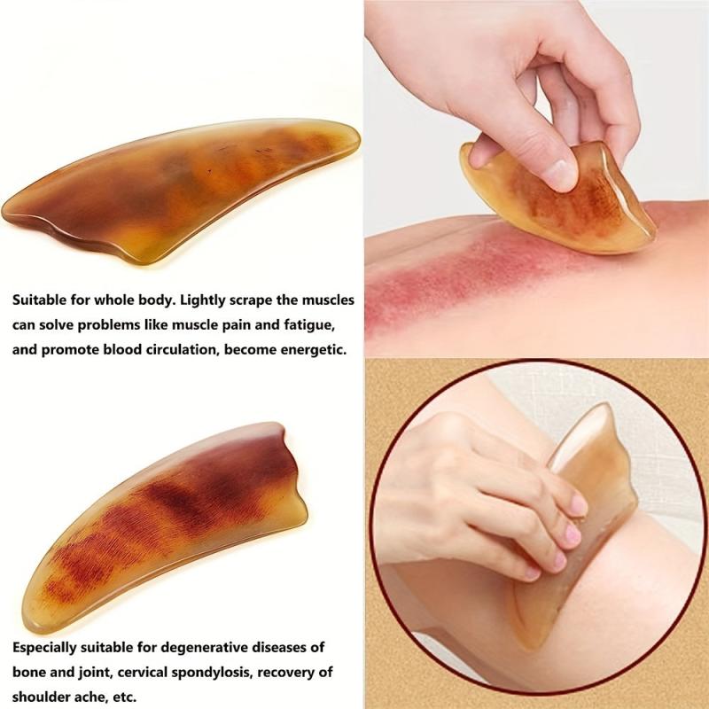 2pcs Natural Angle Gua Sha Scraping Board Massage Tool