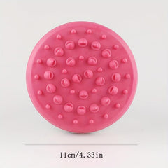 Pink Massage Brush Cleaning Brush Scalp Massage Tool