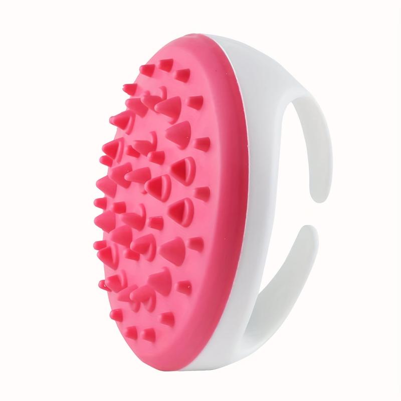 Pink Massage Brush Cleaning Brush Scalp Massage Tool