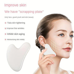Jade Gua Sha Board Faux Jade Massage Board Skin Beauty