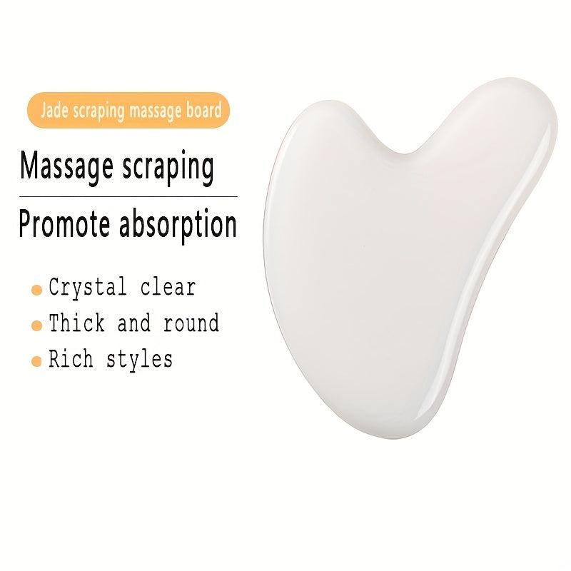 Jade Gua Sha Board Faux Jade Massage Board Skin Beauty