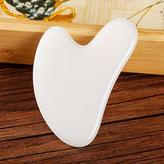 Jade Gua Sha Board Faux Jade Massage Board Skin Beauty