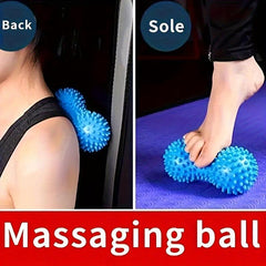 2pcs Peanut Ball Massage Ball PVC Muscle Relaxation Acupoint Massage Ball