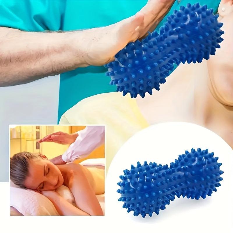 2pcs Peanut Ball Massage Ball PVC Muscle Relaxation Acupoint Massage Ball