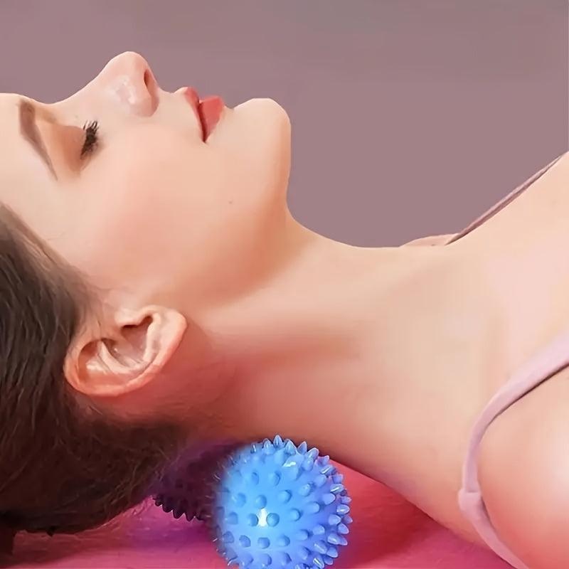 2pcs Peanut Ball Massage Ball PVC Muscle Relaxation Acupoint Massage Ball