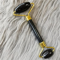 Natural Stone Roller Scraping Set Massage Roller Jade Stone Set