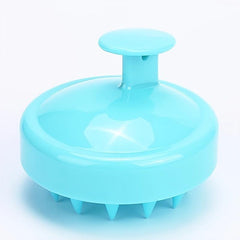 Silicone Shampoo Brush Gourd Handle Wet/Dry Anti-Itch Massage Comb