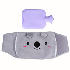 2pcs Water Warm Belt & Hand Warmer Set Hot Water Bag Waist Belly Warmer