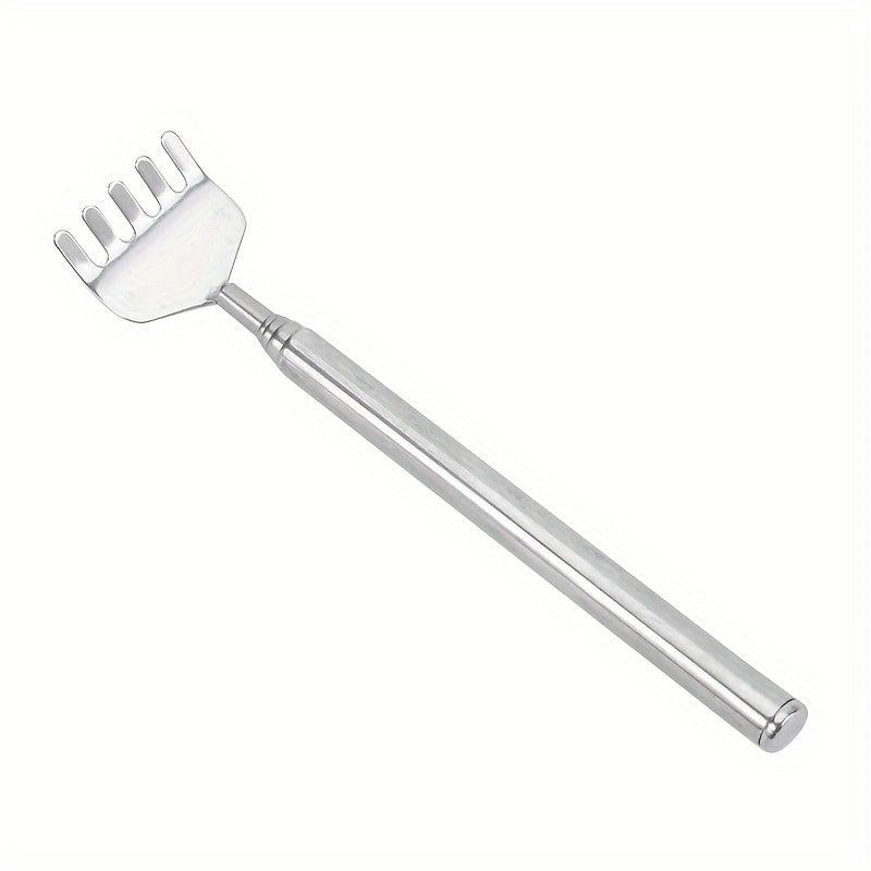 Metal Back Scratcher Retractable Extendable Itch Relief Portable Travel Home