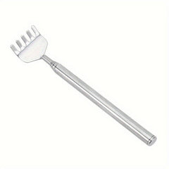 Metal Back Scratcher Retractable Extendable Itch Relief Portable Travel Home