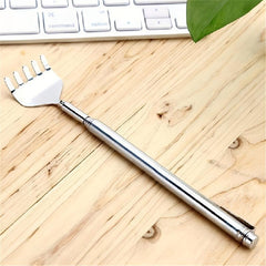 Metal Back Scratcher Retractable Extendable Itch Relief Portable Travel Home