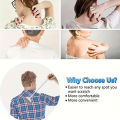 Retractable Back Massage Trumpet Massager, Relaxing Stainless Steel Material