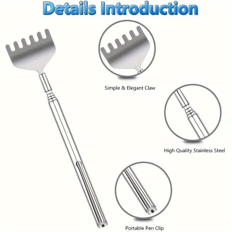 Telescoping Back Scratcher Portable Tickle Massager