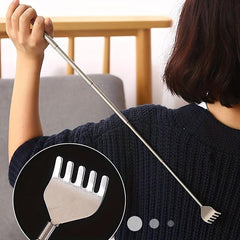 Extendable Back Scratcher Stainless Steel Telescopic Anti Itch Claw Massager
