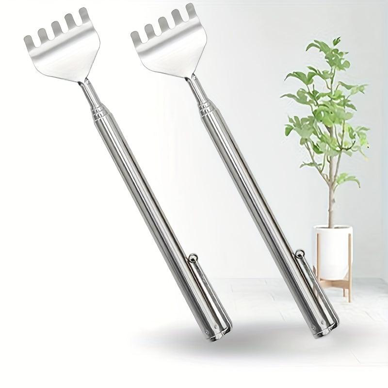 Extendable Back Scratcher Stainless Steel Telescopic Anti Itch Claw Massager