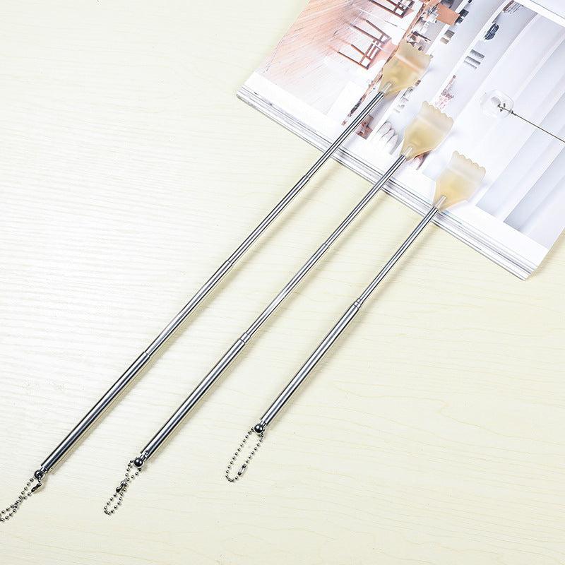 Extendable Stainless Steel Back Scratcher For Itch Relief And Massage