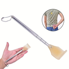 Extendable Stainless Steel Back Scratcher For Itch Relief And Massage