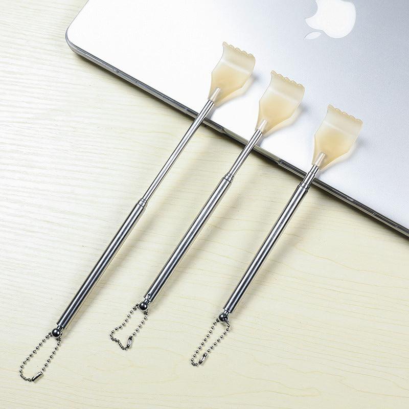 Extendable Stainless Steel Back Scratcher For Itch Relief And Massage