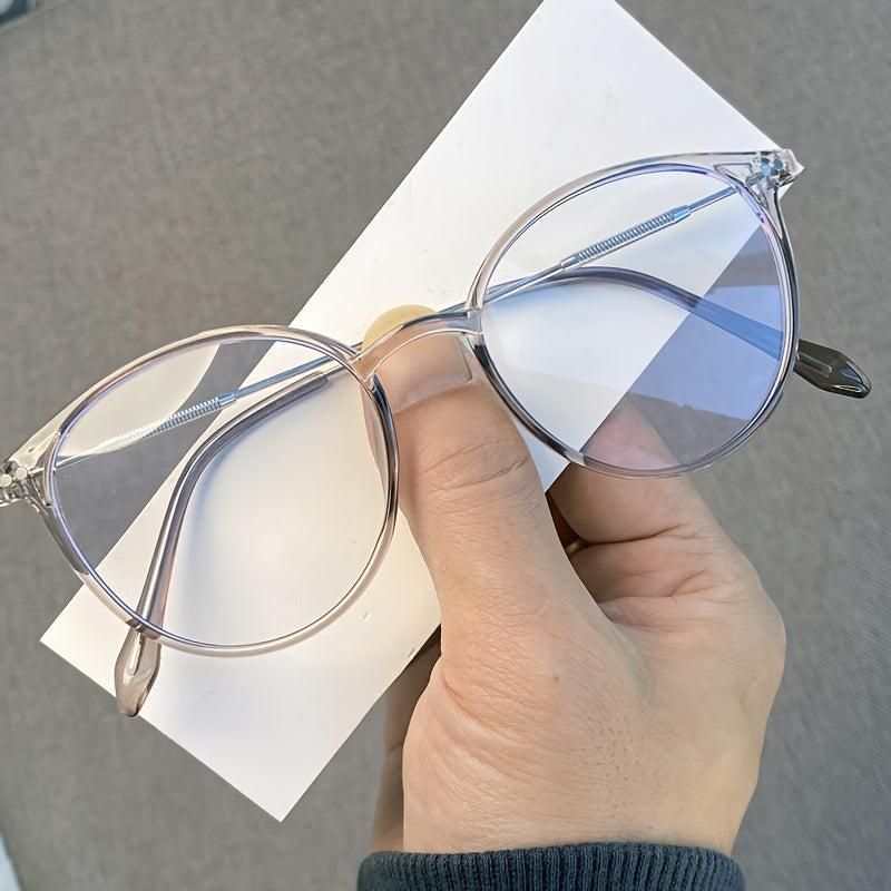 Light Blocking Glasses Clear Lens for Women & Men Reduce Eye Fatigue & UV Glare