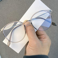 Light Blocking Glasses Clear Lens for Women & Men Reduce Eye Fatigue & UV Glare