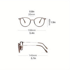 Light Blocking Glasses Clear Lens for Women & Men Reduce Eye Fatigue & UV Glare