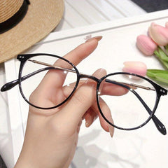 Light Blocking Glasses Clear Lens for Women & Men Reduce Eye Fatigue & UV Glare