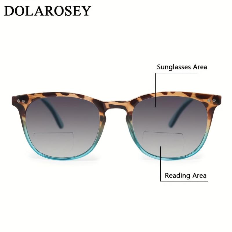 Dolarosey Bifocal Reading Sunglasses Women Spring Hinge UV Protection