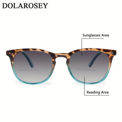 Dolarosey Bifocal Reading Sunglasses Women Spring Hinge UV Protection