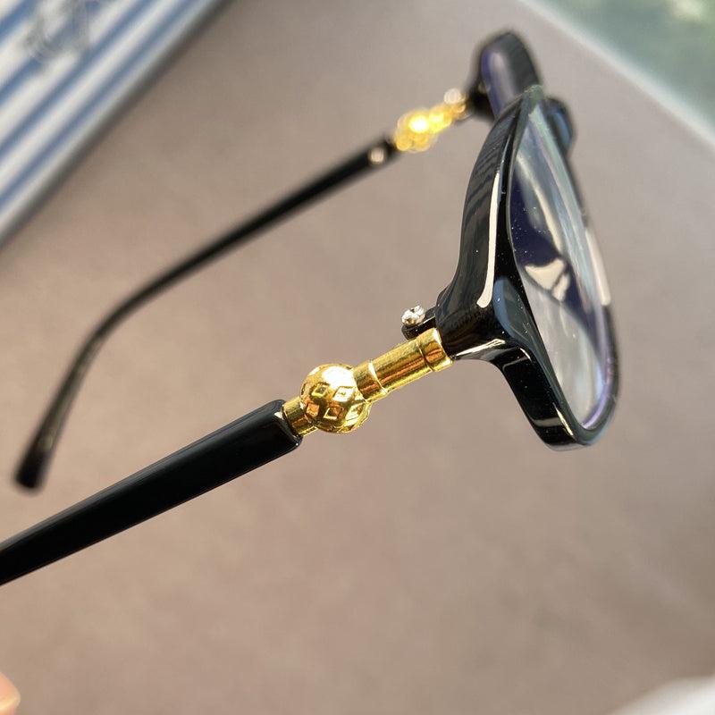 Y2K Style Light Blocking Glasses Clear Lens Reduce Eye Fatigue UV Glare
