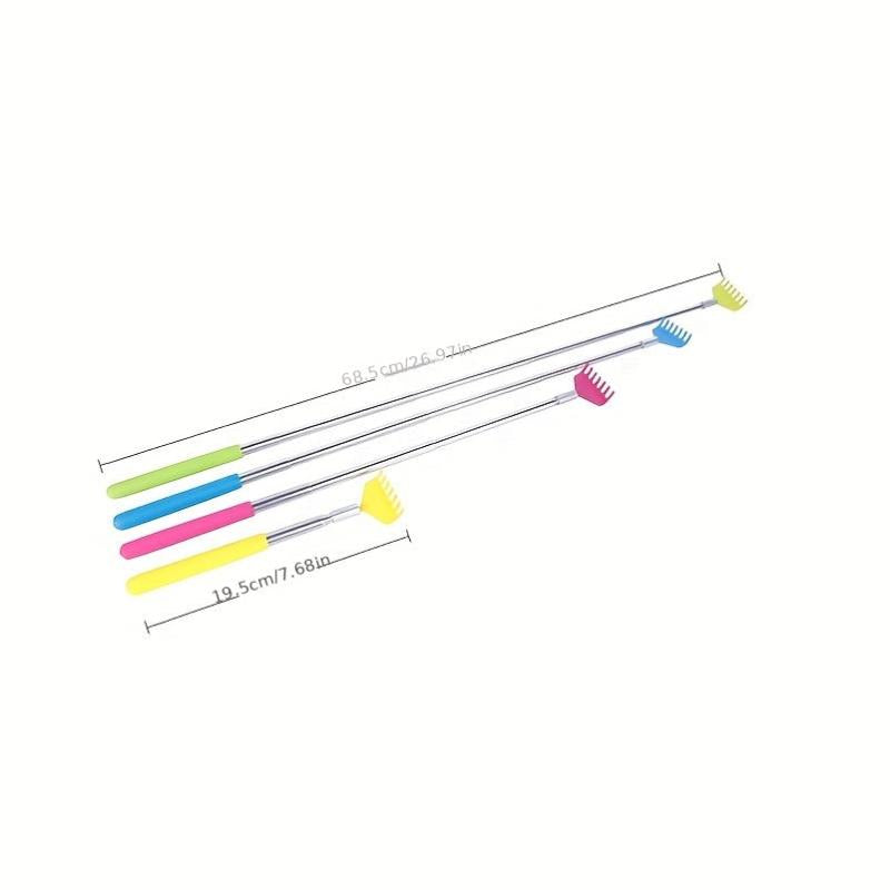 Adjustable Metal Telescopic Back Scratcher Portable Handheld Extendable
