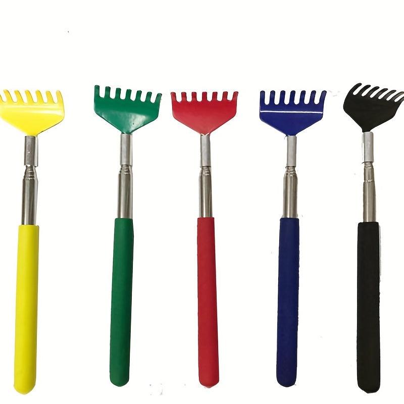 Adjustable Metal Telescopic Back Scratcher Portable Handheld Extendable