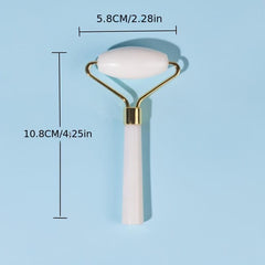 Jade Roller Face Massager Real Stone Massage Home Use
