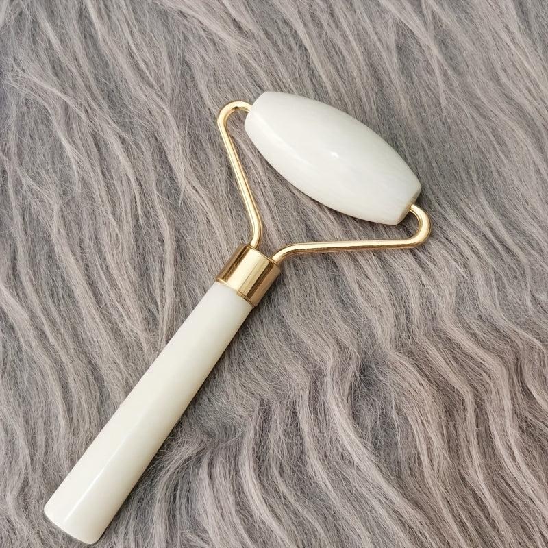 Jade Roller Face Massager Real Stone Massage Home Use