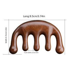 Wooden Scalp Massage Comb Head Massage Tool