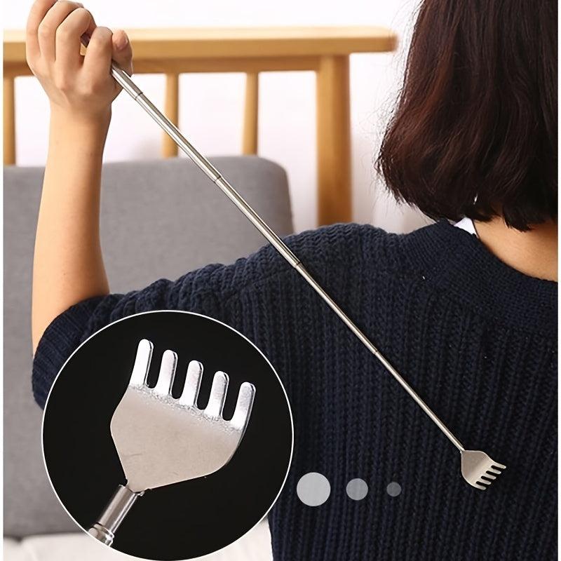 Adjustable Back Scratcher Stainless Steel Telescopic Claw Extender