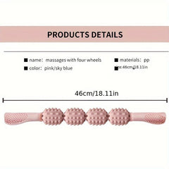 45 97 Cm Massage Roller Handheld Muscle Massage Roller Pink