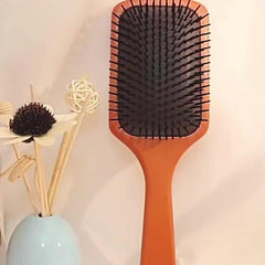Grass Grain Wood Massage Comb Hair Cushion Comb Scalp Massage Comb